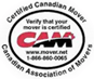 Logo for Certified Canadian Movers